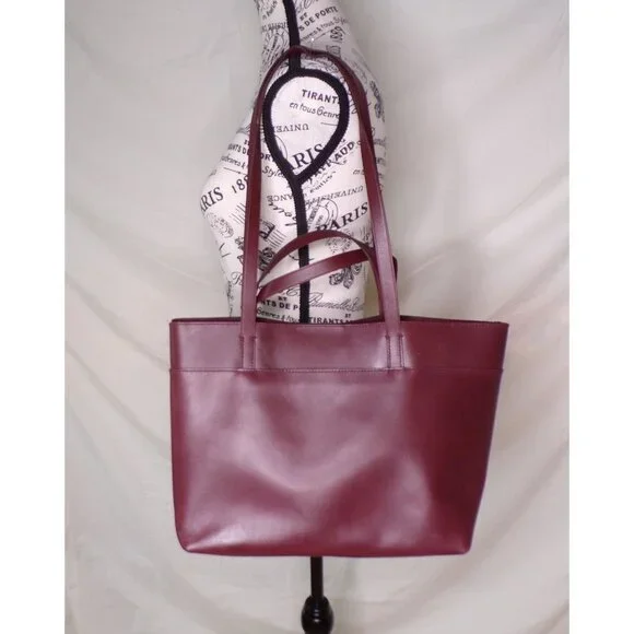 🆕MADEWELL Medium Essential East/West Tote Leather Dark Cabernet Brown - Picture 4 of 7